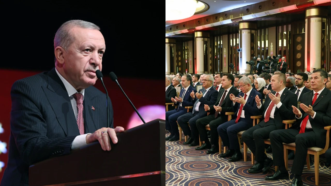 Sinan Oğan, 29 Ekim resepsiyonunda ortaya çıktı!