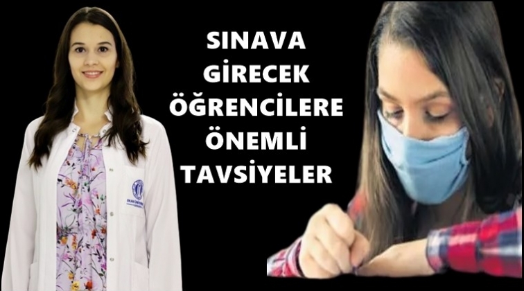 Sınava girecek öğrencilere beslenme tavsiyeleri!