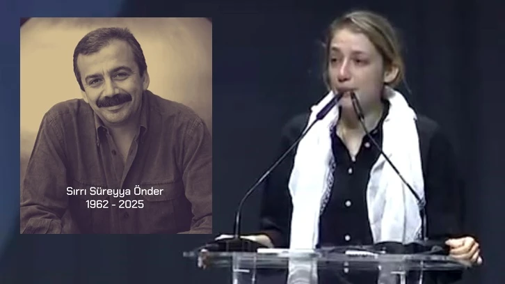 Sırrı Süreyya Önder'in kızı babasına yazdığı mektubu okudu, bütün salon ağladı!