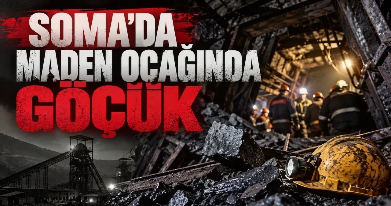Soma'da maden ocağında g&ouml;&ccedil;&uuml;k: 5 iş&ccedil;i hayatını kaybetti!