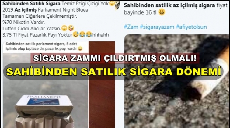 Sosyal medyada 'sigara' çılgınlığı...