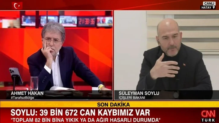 Soylu: Bizim hazırlığımız İstanbul depremiydi!