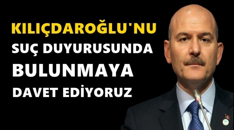 Soylu’dan Kılıçdaroğlu’nun iddialarına yanıt