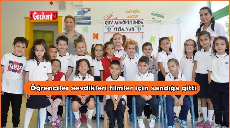 GKV Özel Anaokulu'nda sandık heyecanı