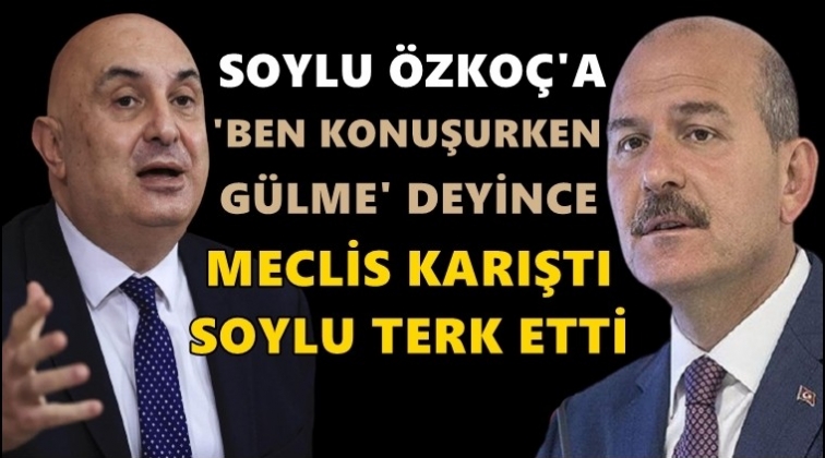 Meclis karıştı, Soylu komisyonu terk etti!