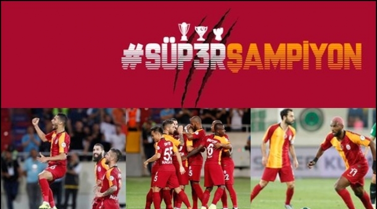 Süper Kupa 6. kez Galatasaray’ın!