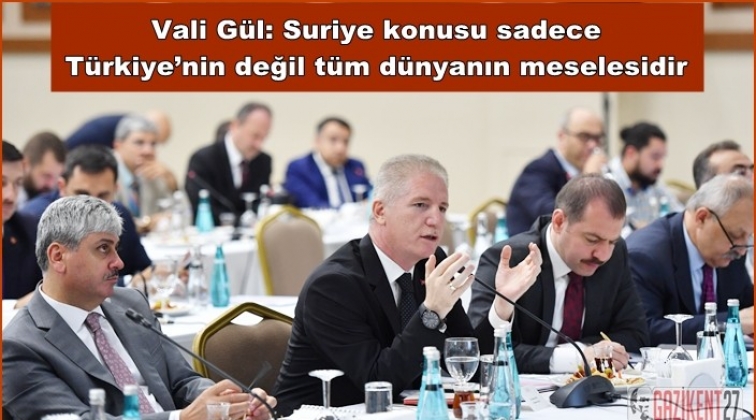 “Suriye konusu tüm dünyanın meselesidir”