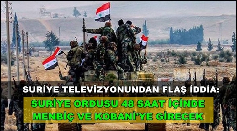 SANA duyurdu: Suriye ordusu Menbiç'e girdi!
