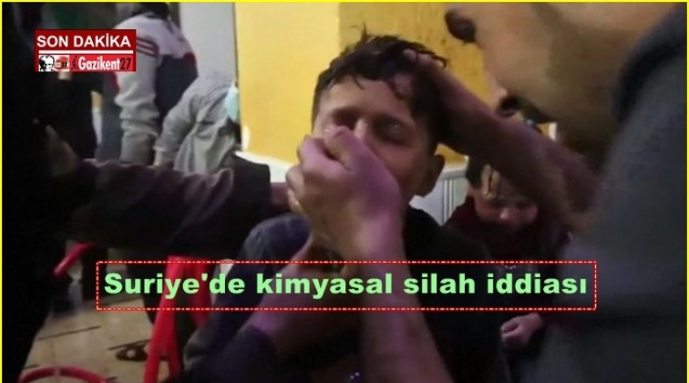 Suriye'de kimyasal silah iddiası