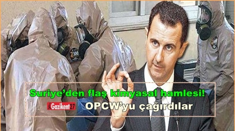 Suriye’den kimyasal hamlesi! OPCW’yu çağırdılar