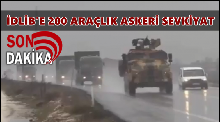 Suriye’ye 200 araçlık askeri konvoy