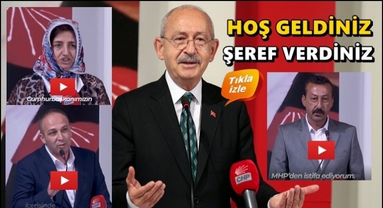 AKP ve MHP'den CHP'ye katılım...