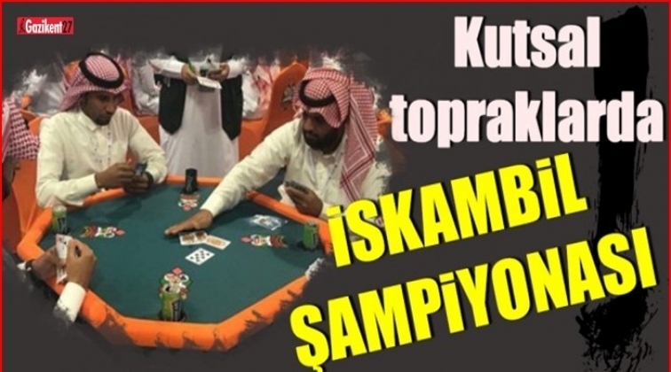 Suudiler, Riyad'da iskambil şampiyonası düzenledi