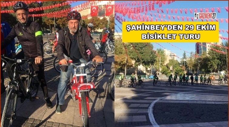 Tahmazoğlu, vatandaşlarla pedal çevirdi