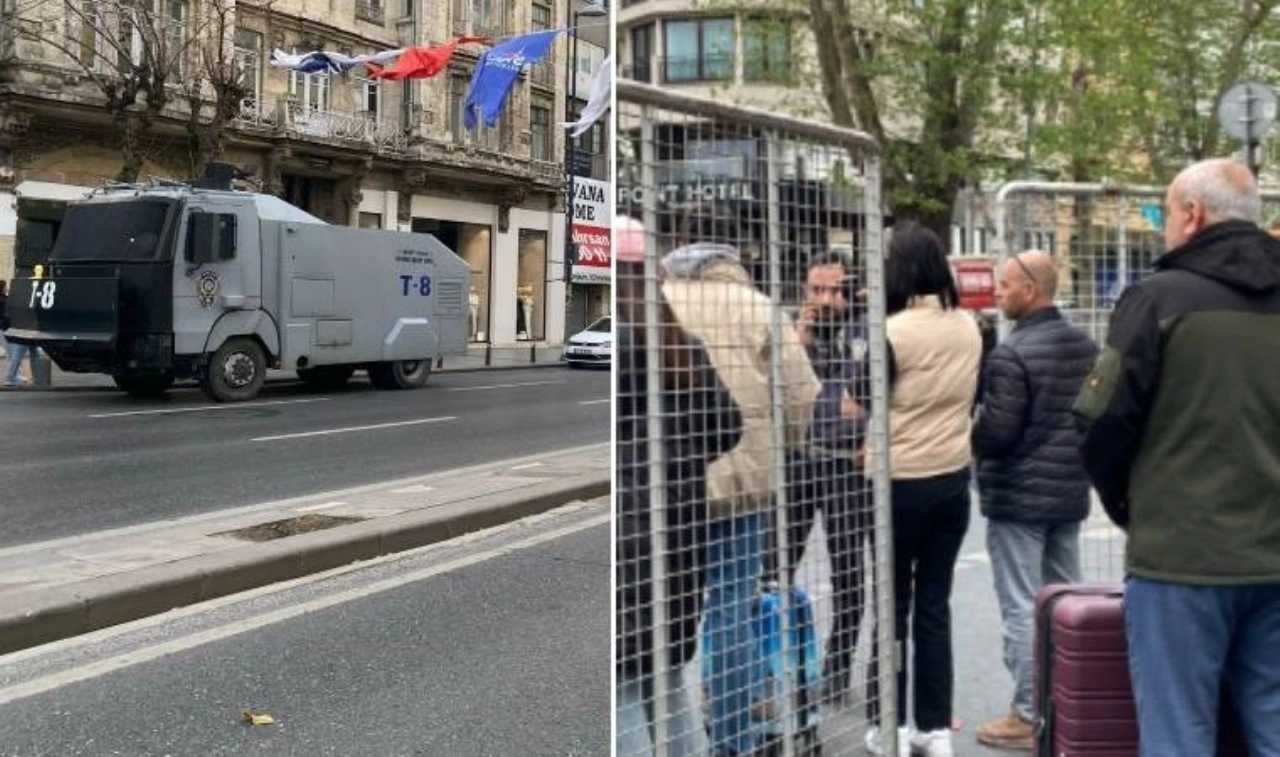 Taksim'e çıkan yollar kapatıldı, polis izin kağıdı talep ediyor! 