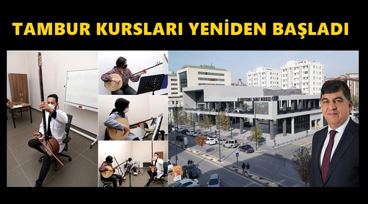 Tambur kursu yeniden eğitimlerine başladı