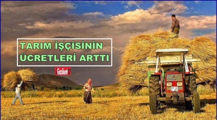 Tarım işçisinin ücreti aylık 180 TL arttı