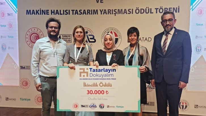  Tasarlayın Dokuyalım Yarışması'nda büyük ödül...