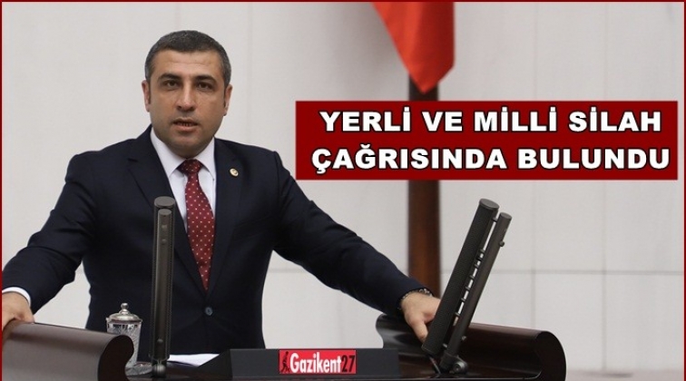 Taşdoğan, milli ve yerli silah çağrısı yaptı