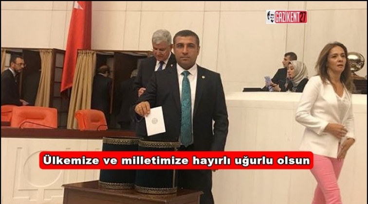 Taşdoğan, TBMM Başkanlık seçiminde oy kullandı