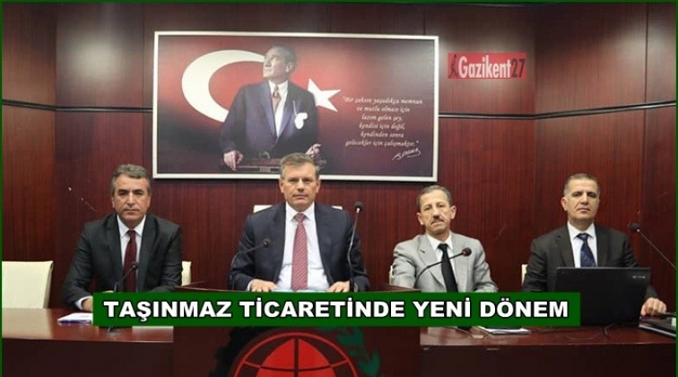 TAŞINMAZ TİCARETİNDE YENİ D&Ouml;NEM