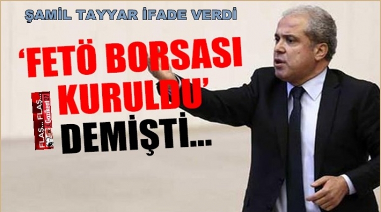 Tayyar, &lsquo;FET&Ouml; Borsası&rsquo; iddialarıyla ilgili ifade verdi