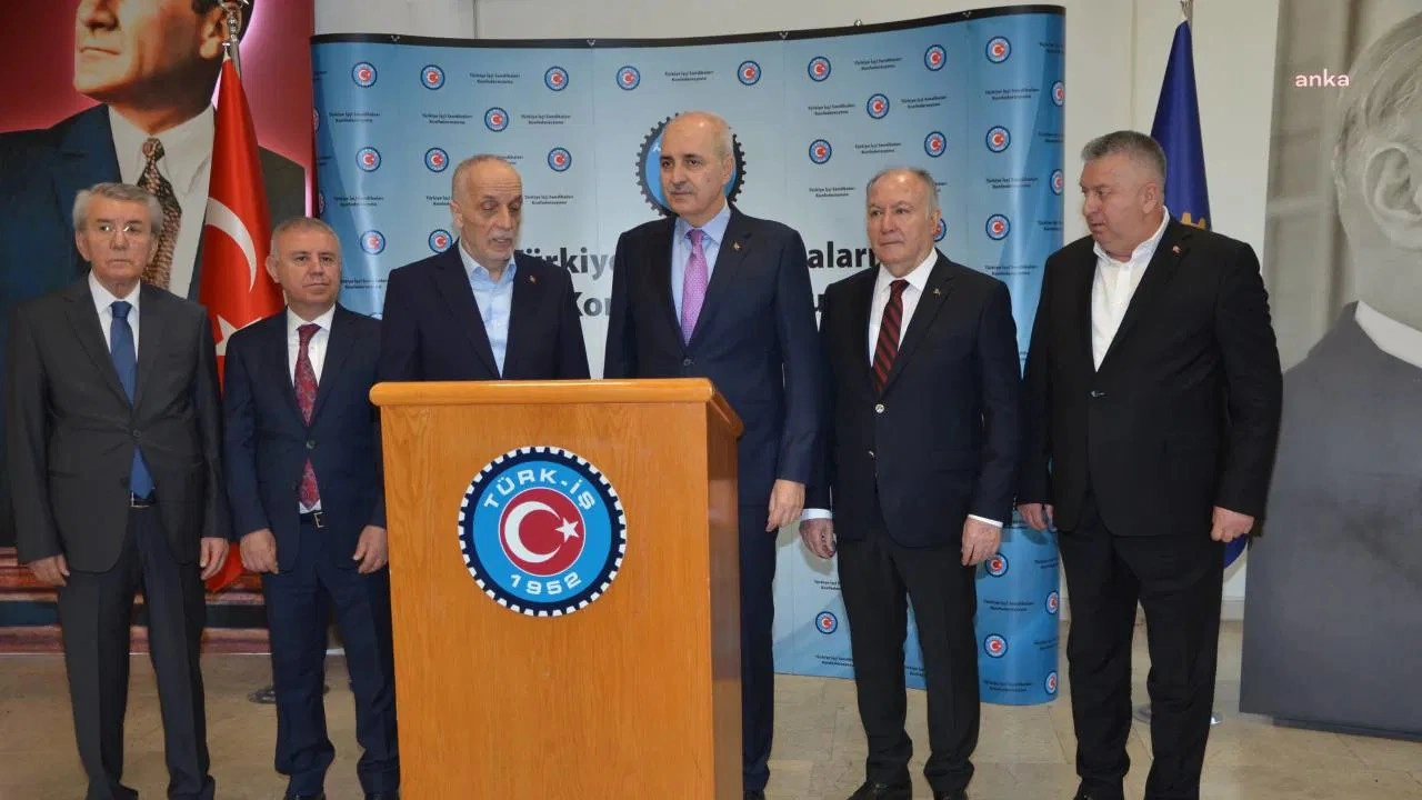 TBMM Başkanı Numan Kurtulmuş'tan TÜRK-İŞ'e ziyaret