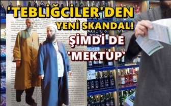 ‘Tebliğciler’ şimdi de bildiri dağıtıyor!