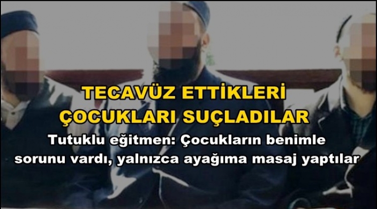 Tecav&uuml;z ettikleri &ccedil;ocukları su&ccedil;ladılar!