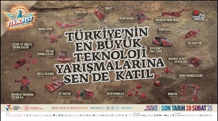 Teknofest için başvurular sürüyor