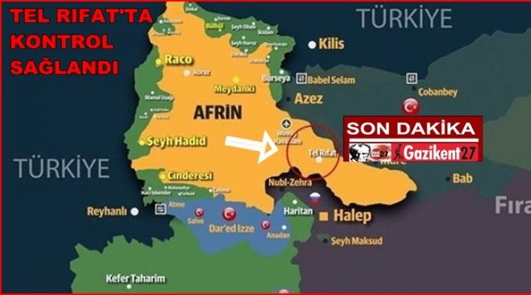 Tel Rıfat TSK kontrol&uuml;nde