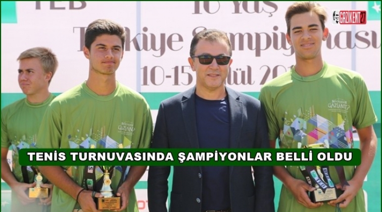 Tenis Şampiyonası’nda dereceye girenler belli oldu