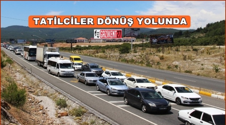 Terminaller doldu, tatilciler d&ouml;n&uuml;ş yolunda
