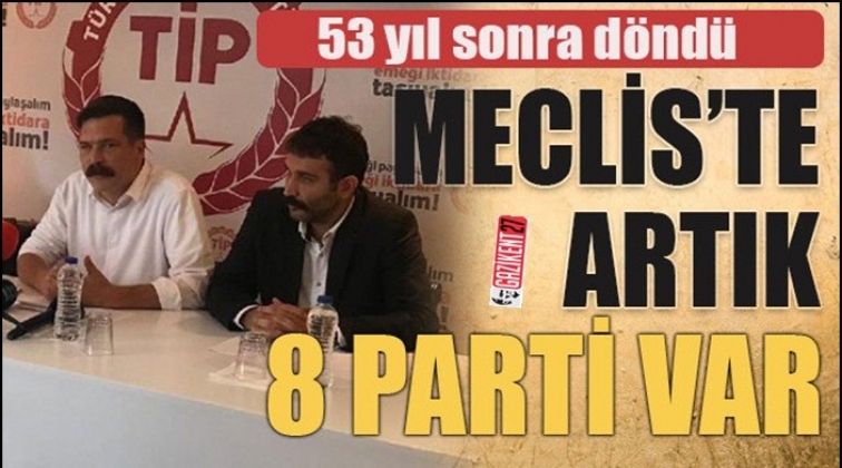 TİP 53 yıl sonra Meclis’te