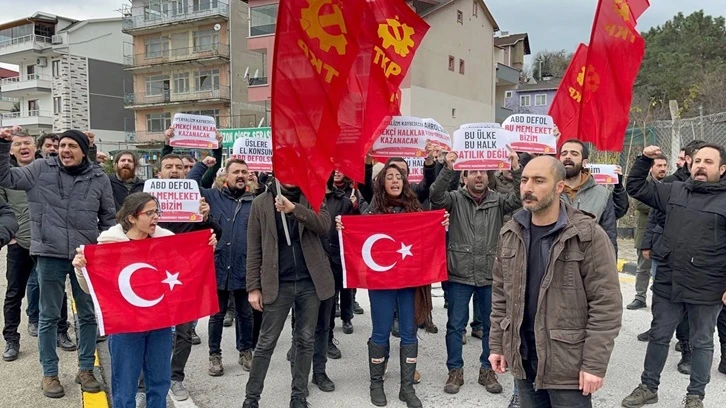 TKP'den ABD savaş gemisine karşı  eylem