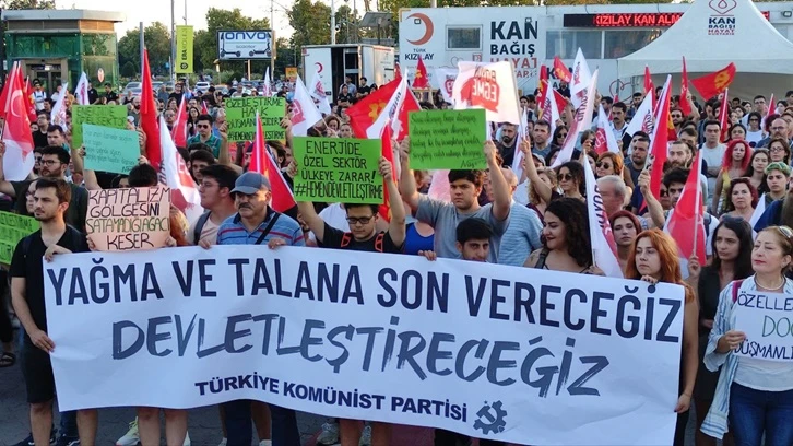 TKP'den Kadıköy'de Akbelen'e destek eylemi