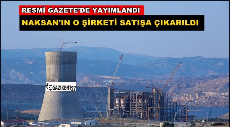 TMSF Naksan'a ait şirketi satışa &ccedil;ıkarıyor