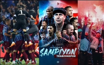 Trabzonspor şampiyon...