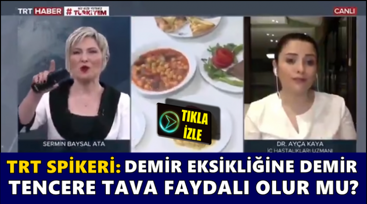 TRT spikerinin sorusu gündem oldu...