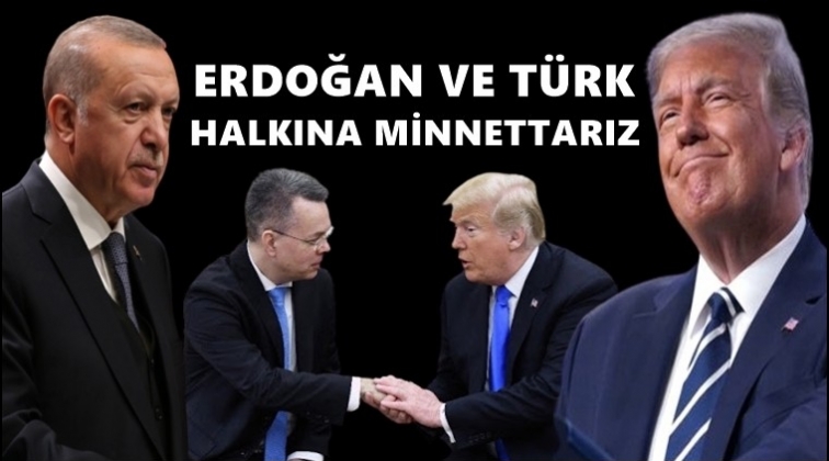 Trump: Brunson için Türkiye'ye minnettarız