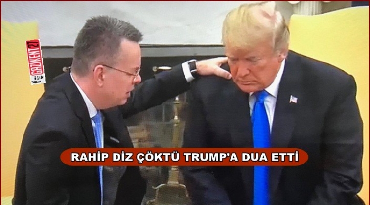 Trump, rahip ile se&ccedil;im pozu verdi...