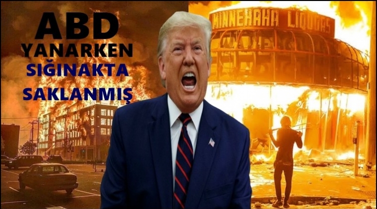 Trump sığınakta saklanmış!