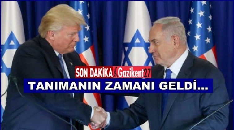 Trump'tan flaş 'Golan Tepeleri' çıkışı