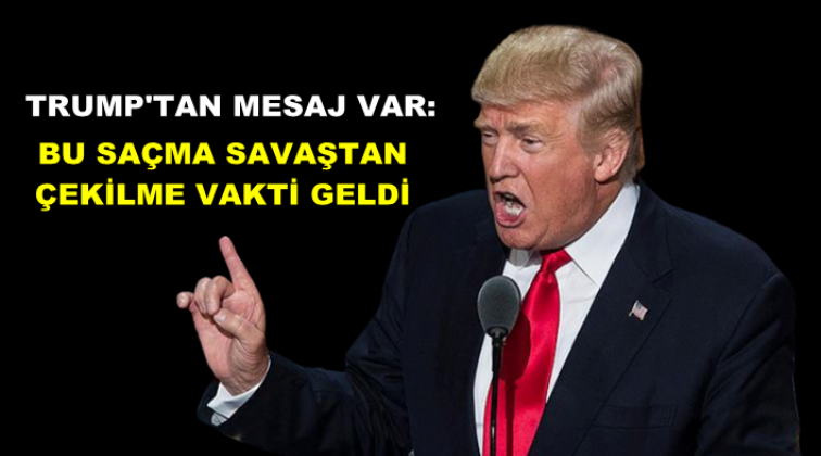 Trump’tan Suriye mesajı: Kabile bunlar