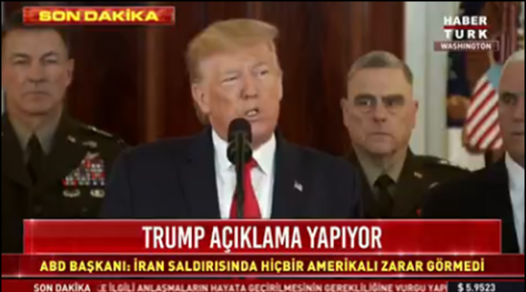 Trump'tan ulusa sesleniş konuşması