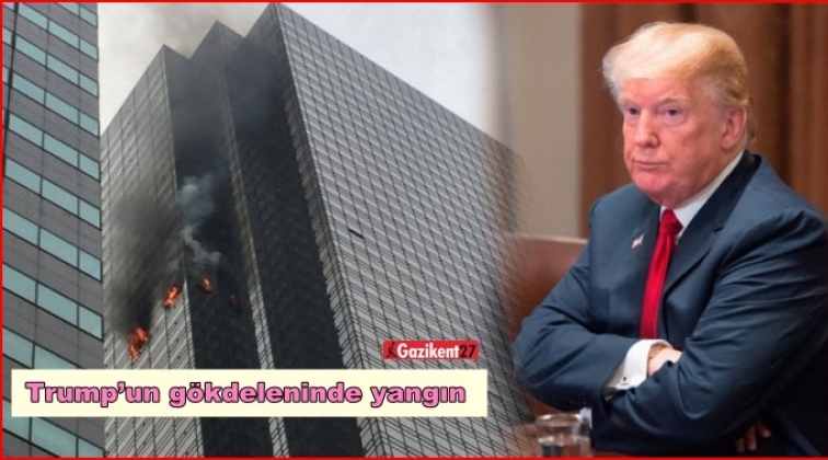 Trump’un gökdeleninde yangın