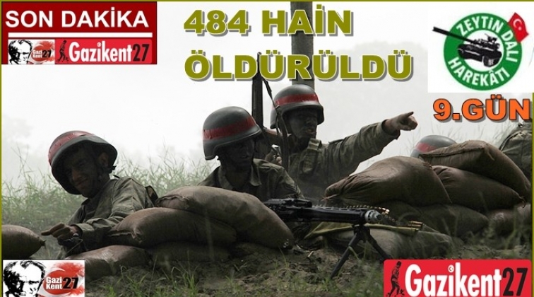 TSK: 484 terörist öldürüldü