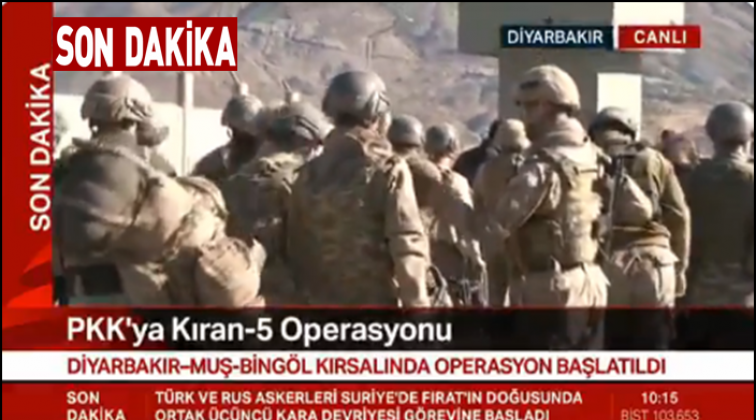 TSK’dan 175 timle ‘Kıran-5’ operasyonu