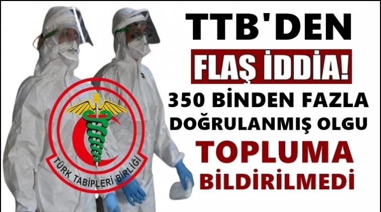 TTB: 350 binden fazla olgu bildirilmedi!