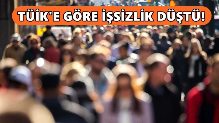 TÜİK'e göre işsizlik Mayıs'ta düştü...